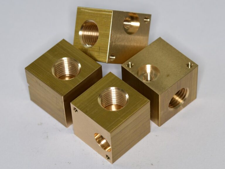 CNC milled brass part - Bluehipo CNC machining