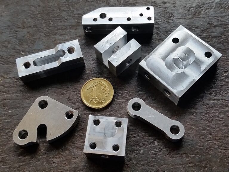 Milled aluminium - Bluehipo CNC machining