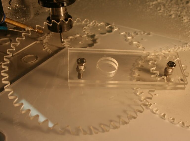 Milled acrylic (plexi) - Bluehipo CNC machining